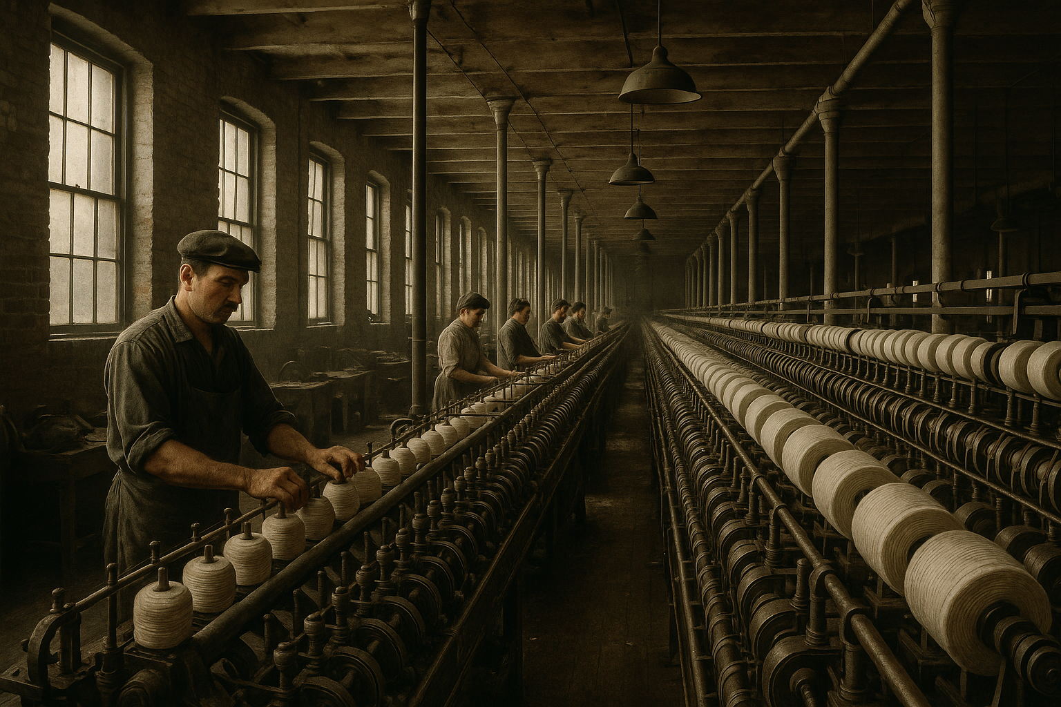 Representación del estilo laboral antiguo