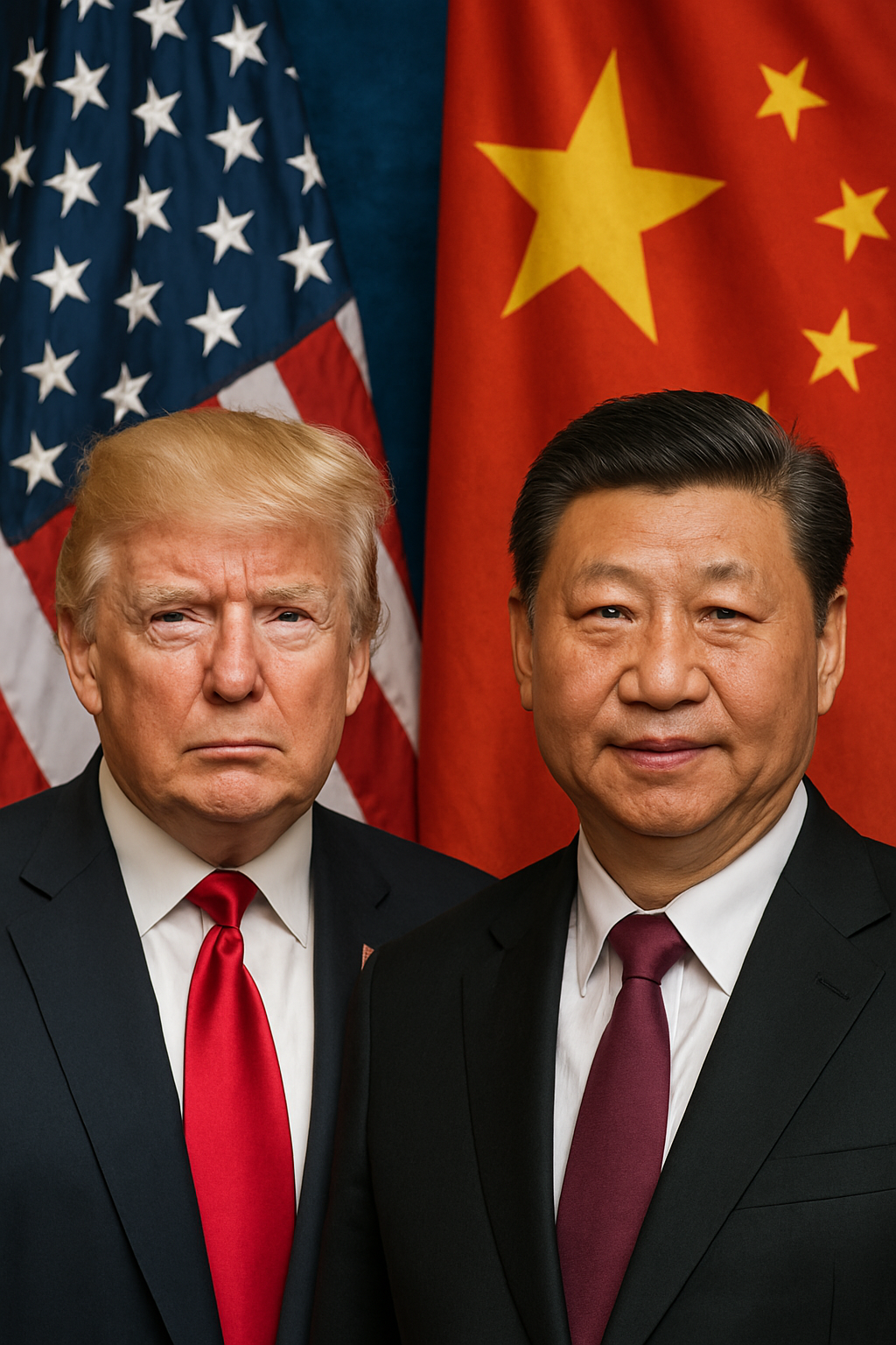 Representación de la relación comercial entre Estados Unidos y China