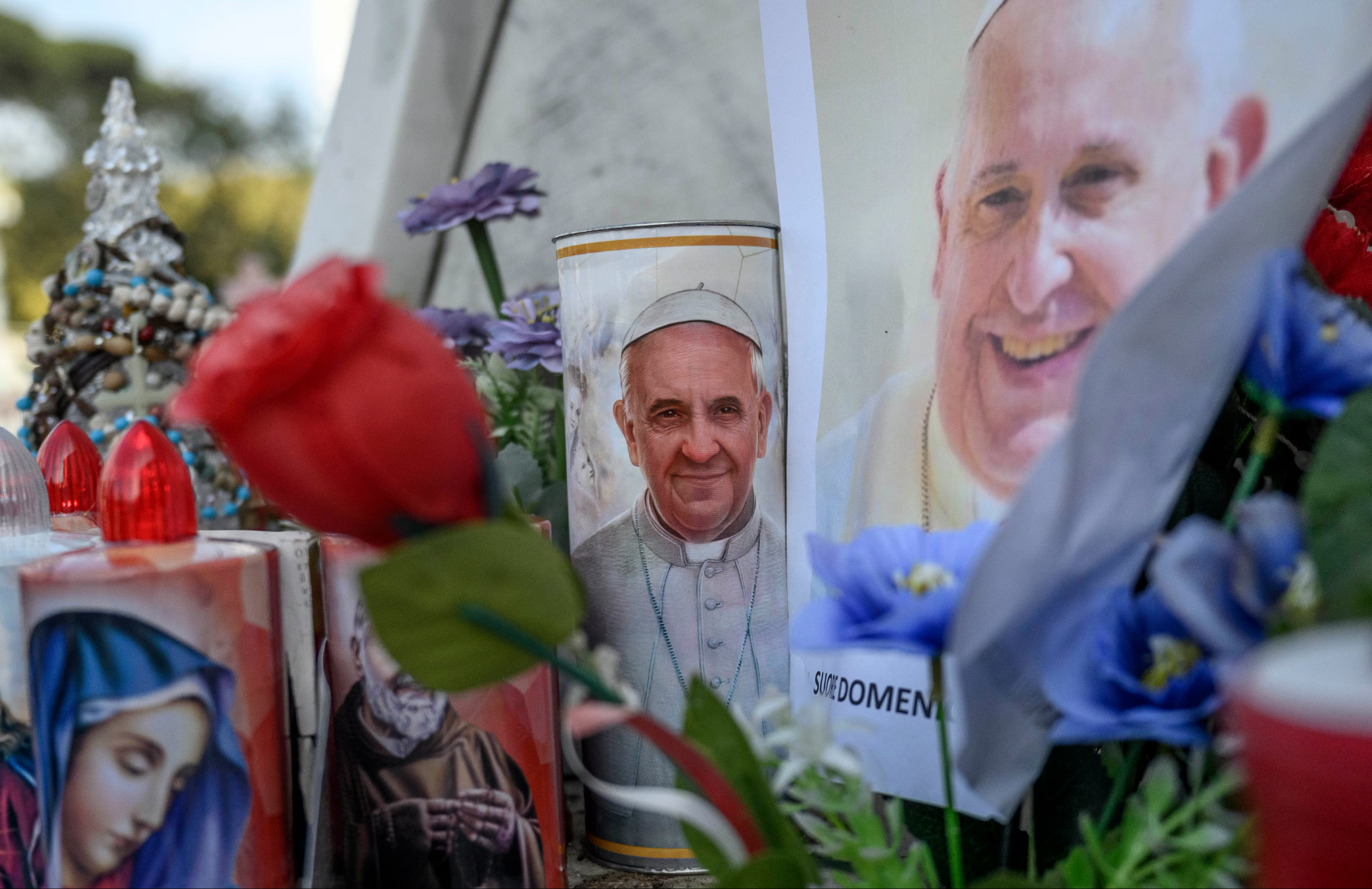 Imagen del Papa Francisco durante una de sus últimas apariciones públicas